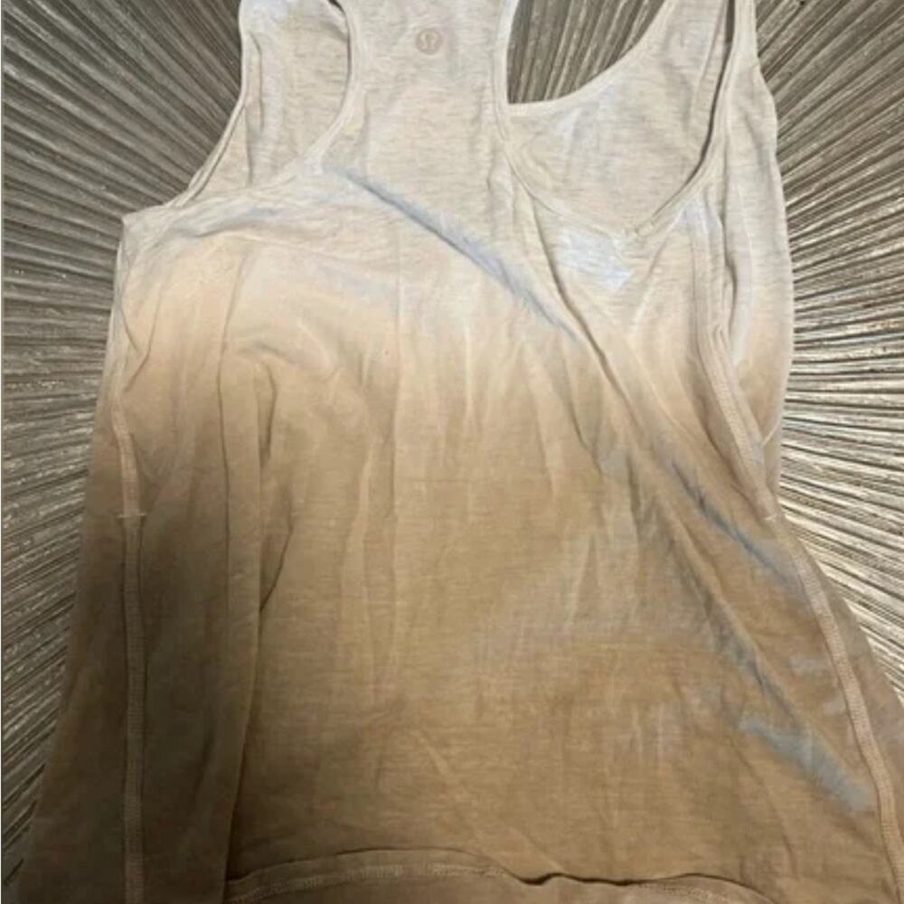 Lululemon Athletica Beige Tank Top